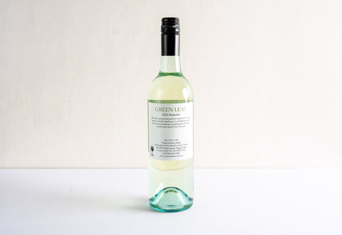 Greenleaf White Wine moscato, back facing